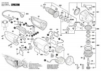 Bosch 0 601 853 903 Gws 24-180 Jb Angle Grinder 230 V / Eu Spare Parts